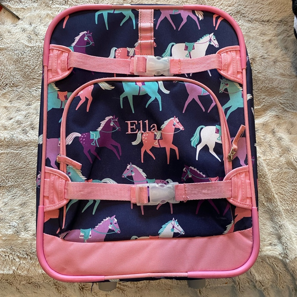 Pottery Barn kids “ELLA” horse suitcase